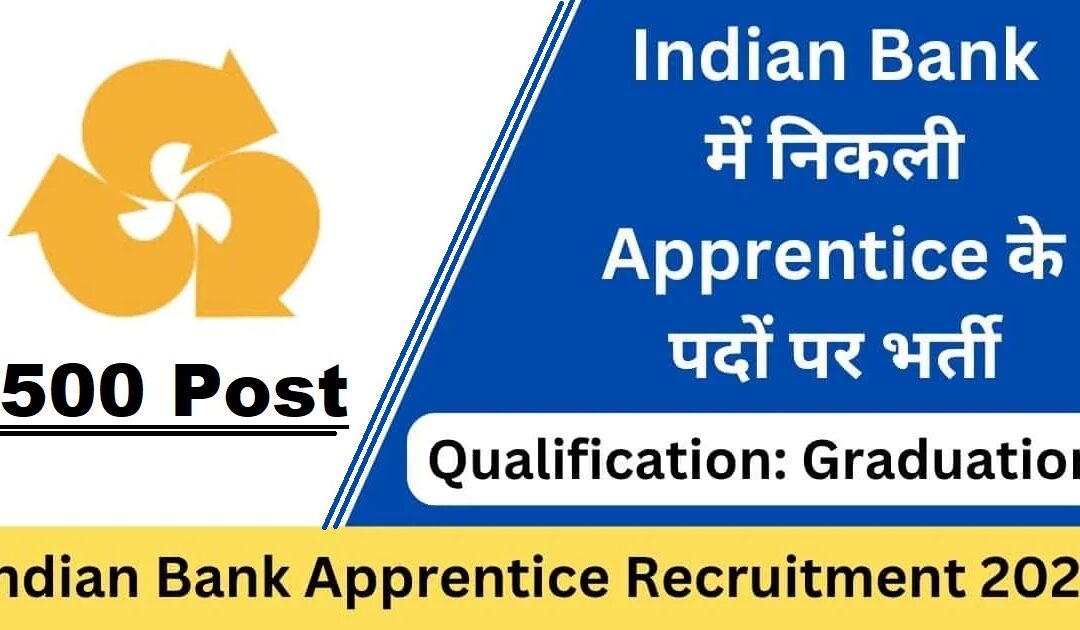Indian Bank Apprentice Recruitment 2025: Complete Guide for 1500 Posts