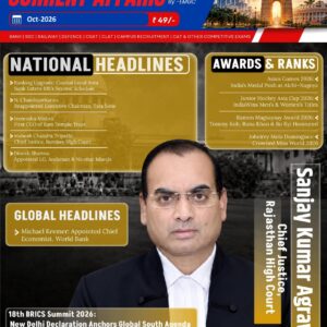 Monthly Current Affairs – October 2026 Edition